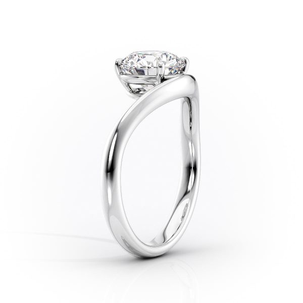 The Berta Set With A 1.5 Carat Oval Lab Diamond on Sale