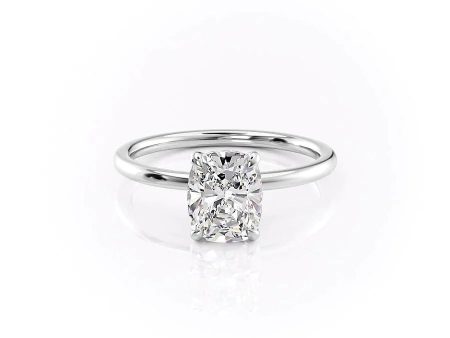 The Nelly Set With A 3.5 Carat Elongated Cushion Moissanite For Discount