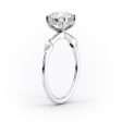 The Nicole Set With A 1.5 Carat Round Lab Diamond For Discount