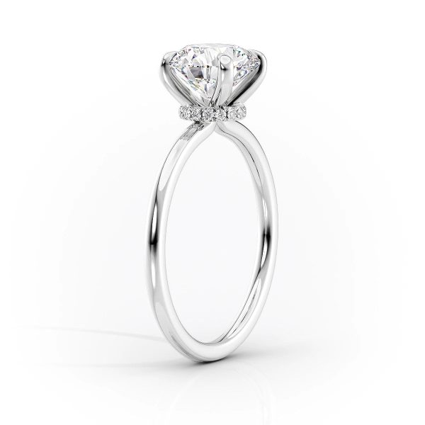 The Nelly Set With A 3.5 Carat Elongated Cushion Moissanite For Discount