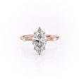 The Nicole Set With A 3 Carat Marquise Lab Diamond For Cheap