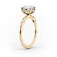 The Nicole Set With A 1 Carat Pear Lab Diamond For Discount