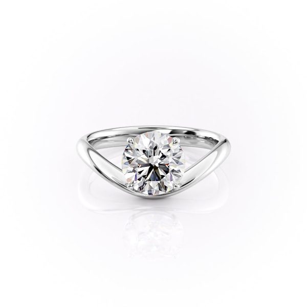 The Berta Set With A 1.5 Carat Round Lab Diamond Hot on Sale