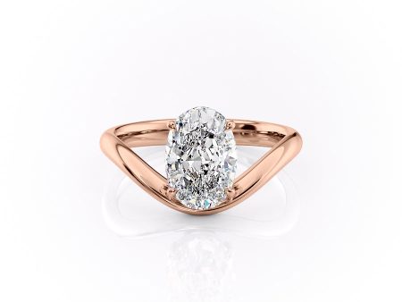 The Berta Set With A 1.5 Carat Oval Lab Diamond For Sale