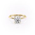 The Samantha Set With A 1.5 Carat Round Lab Diamond Online Sale