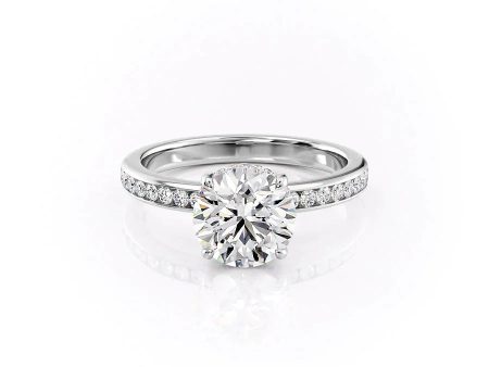 The Marilyn Set With A 2 Carat Round Lab Diamond Discount