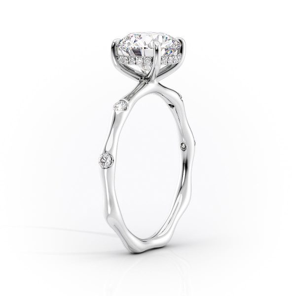 The Samantha Set With A 2 Carat Princess Lab Diamond For Discount