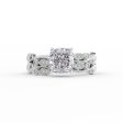 The Robin Set With A 3 Carat Cushion Lab Diamond Online Sale