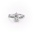 The Robin Set With A 1 Carat Pear Lab Diamond For Discount