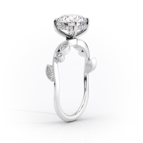 The Robin Set With A 2 Carat Elongated Cushion Lab Diamond Online Sale