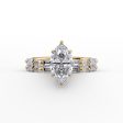 The Patricia Set With A 2.5 Carat Marquise Lab Diamond on Sale