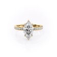 The Marilyn Set With A 1 Carat Marquise Lab Diamond Online Sale