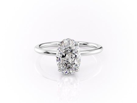 The Sandra Set With A 3 Carat Oval Lab Diamond Cheap