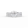 The Marilyn Set With A 2.5 Carat Round Lab Diamond Discount