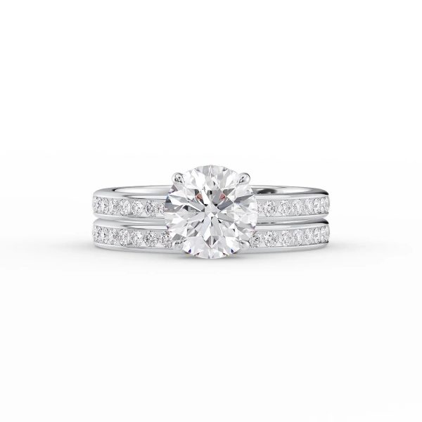 The Marilyn Set With A 2.5 Carat Round Lab Diamond Discount