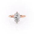 The Sandra Set With A 3 Carat Marquise Lab Diamond Online Sale