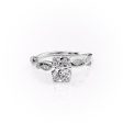 The Robin Set With A 1 Carat Elongated Cushion Lab Diamond Online Hot Sale