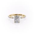 The Patricia Set With A 2 Carat Radiant Lab Diamond Cheap