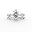 The Daisy Set With A 2 Carat Marquise Lab Diamond For Discount