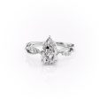 The Daisy Set With A 3 Carat Pear Lab Diamond Sale