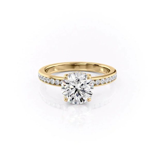 The Marilyn Set With A 1 Carat Round Lab Diamond Online Sale