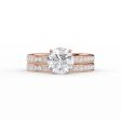 The Marilyn Set With A 3 Carat Round Lab Diamond Cheap