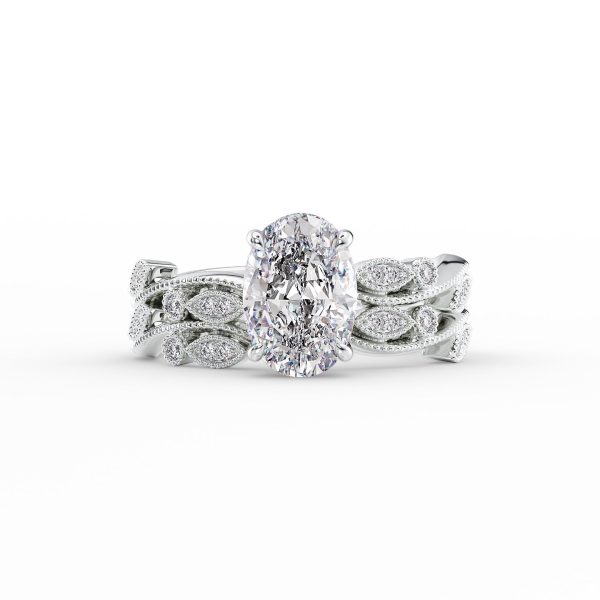 The Robin Set With A 1 Carat Oval Lab Diamond Discount