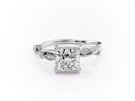 The Robin Set With A 3 Carat Princess Lab Diamond Online Sale