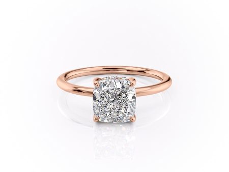 The Sandra Set With A 1 Carat Cushion Lab Diamond Online