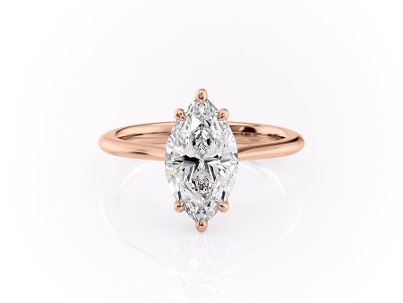 The Katelyn Set With A 1.5 Carat Marquise Lab Diamond Sale