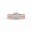 The Marilyn Set With A 1 Carat Elongated Cushion Lab Diamond For Discount