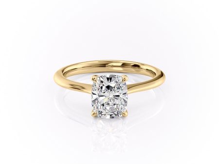 The Katelyn Set With A 1.5 Carat Elongated Cushion Lab Diamond Online