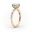 The Patricia Set With A 1.5 Carat Oval Lab Diamond Cheap