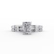 The Patricia Set With A 1.5 Carat Radiant Lab Diamond Discount