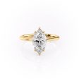 The Katelyn Set With A 1 Carat Marquise Lab Diamond For Discount