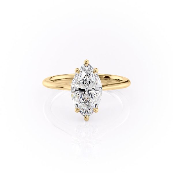 The Katelyn Set With A 1 Carat Marquise Lab Diamond For Discount