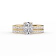 The Marilyn Set With A 1 Carat Elongated Cushion Lab Diamond Cheap