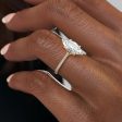 The Pave Lexie Set With A 2 Carat Marquise Lab Diamond Cheap