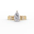 The Samantha Set With A 2.5 Carat Pear Lab Diamond Online