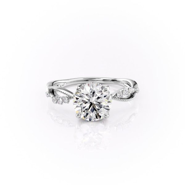 The Daisy Set With A 3 Carat Round Lab Diamond Cheap