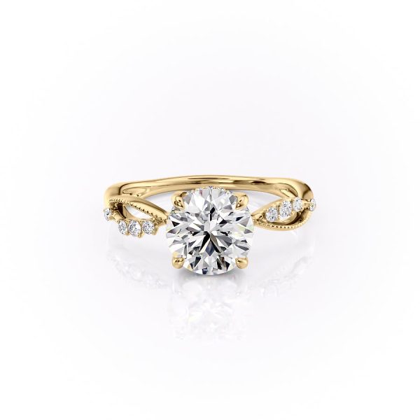 The Daisy Set With A 1 Carat Round Lab Diamond For Discount