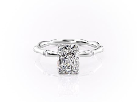 The Samantha Set With A 1 Carat Radiant Lab Diamond For Discount