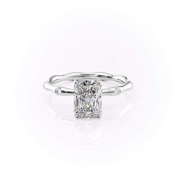 The Samantha Set With A 1 Carat Radiant Lab Diamond For Discount