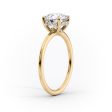 The Sandra Set With A 2.5 Carat Round Lab Diamond For Sale