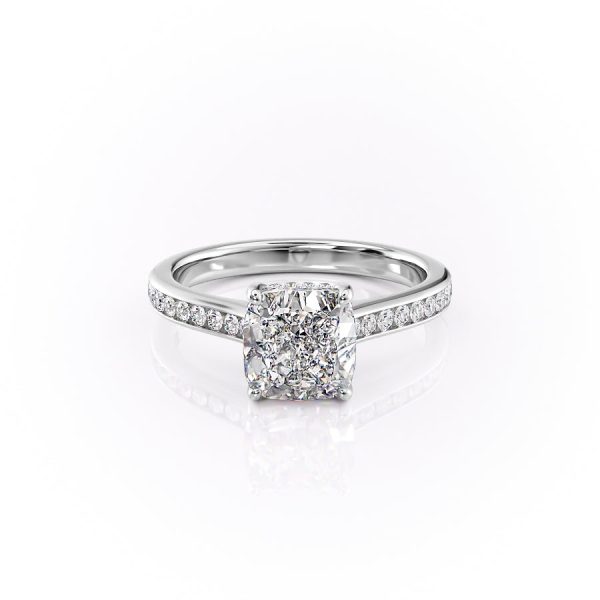 The Cameron Set With A 2.5 Carat Cushion Lab Diamond Online Hot Sale