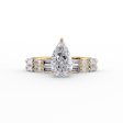 The Patricia Set With A 1.5 Carat Pear Lab Diamond Discount