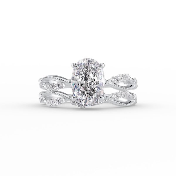 The Daisy Set With A 3 Carat Oval Lab Diamond Discount