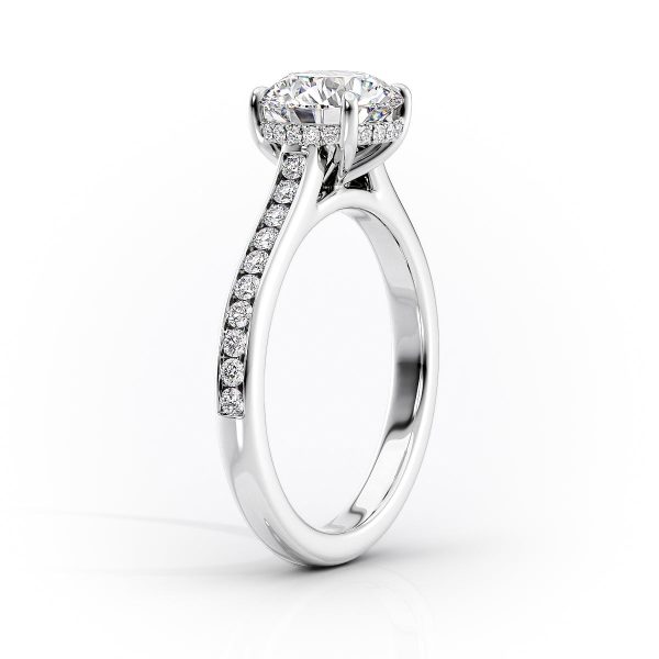 The Cameron Set With A 1.5 Carat Round Lab Diamond Online Hot Sale