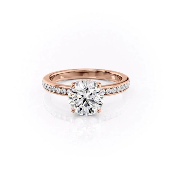 The Marilyn Set With A 1 Carat Round Lab Diamond on Sale