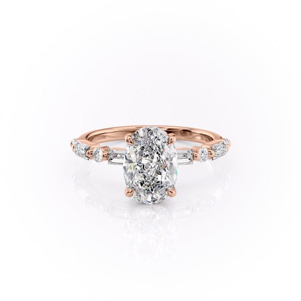 The Patricia Set With A 3 Carat Oval Lab Diamond Sale